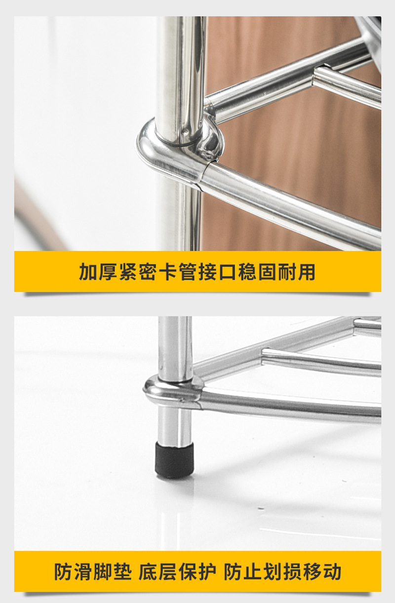Kitchen Shelf Floor Multi-Layer Stainless Steel Triangle Storage Rack Pot Rack Bathroom Household Washbasin Stand Factory Direct Supply Kitchen Shelf Floor Multi-Layer Stainless Steel Triangle Storage Rack Pot Rack Bathroom Household Washbasin Stand Factory Direct Supply