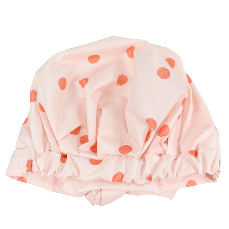 Shower Cap Waterproof Amazon Elastic Bow Black and White Stripes Shower Cap Female Yiwu Manufacturers Can Make a Variety of Patterns Shower Cap Waterproof Amazon Elastic Bow Black and White Stripes Shower Cap Female Yiwu Manufacturers Can Make a Variety of Patterns
