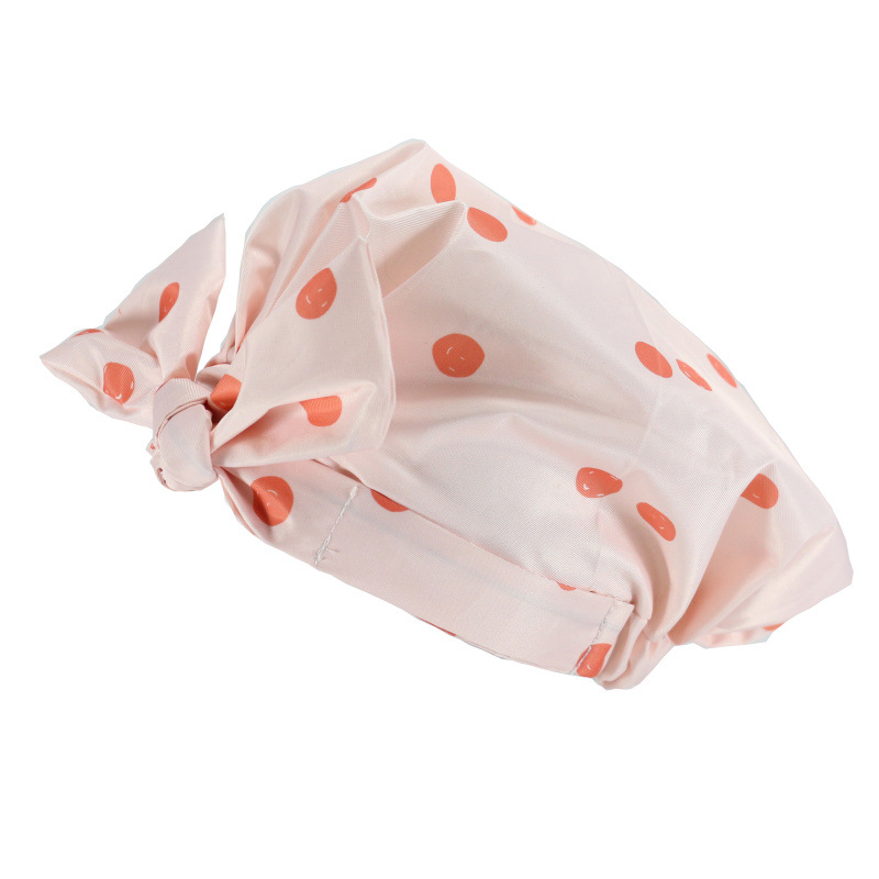 Shower Cap Waterproof Amazon Elastic Bow Black and White Stripes Shower Cap Female Yiwu Manufacturers Can Make a Variety of Patterns Shower Cap Waterproof Amazon Elastic Bow Black and White Stripes Shower Cap Female Yiwu Manufacturers Can Make a Variety of Patterns