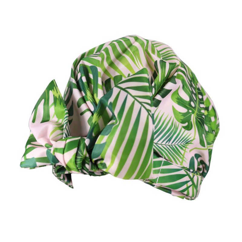 Shower Cap Waterproof Amazon Elastic Bow Black and White Stripes Shower Cap Female Yiwu Manufacturers Can Make a Variety of Patterns Shower Cap Waterproof Amazon Elastic Bow Black and White Stripes Shower Cap Female Yiwu Manufacturers Can Make a Variety of Patterns