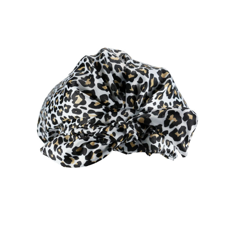 Shower Cap Waterproof Amazon Elastic Bow Black and White Stripes Shower Cap Female Yiwu Manufacturers Can Make a Variety of Patterns Shower Cap Waterproof Amazon Elastic Bow Black and White Stripes Shower Cap Female Yiwu Manufacturers Can Make a Variety of Patterns