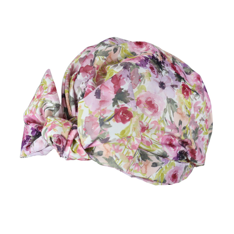 Shower Cap Waterproof Amazon Elastic Bow Black and White Stripes Shower Cap Female Yiwu Manufacturers Can Make a Variety of Patterns Shower Cap Waterproof Amazon Elastic Bow Black and White Stripes Shower Cap Female Yiwu Manufacturers Can Make a Variety of Patterns