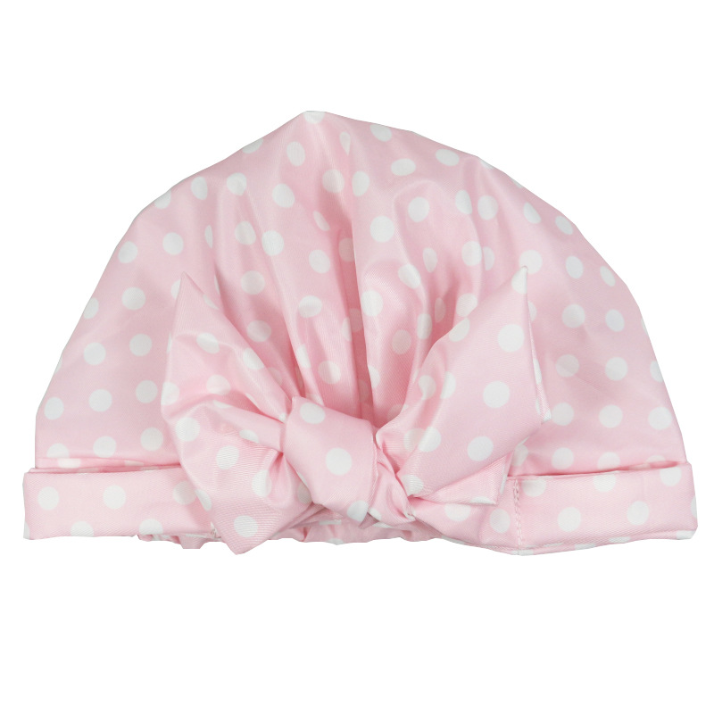 Shower Cap Waterproof Amazon Elastic Bow Black and White Stripes Shower Cap Female Yiwu Manufacturers Can Make a Variety of Patterns Shower Cap Waterproof Amazon Elastic Bow Black and White Stripes Shower Cap Female Yiwu Manufacturers Can Make a Variety of Patterns