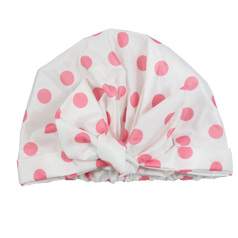 Shower Cap Waterproof Amazon Elastic Bow Black and White Stripes Shower Cap Female Yiwu Manufacturers Can Make a Variety of Patterns Shower Cap Waterproof Amazon Elastic Bow Black and White Stripes Shower Cap Female Yiwu Manufacturers Can Make a Variety of Patterns