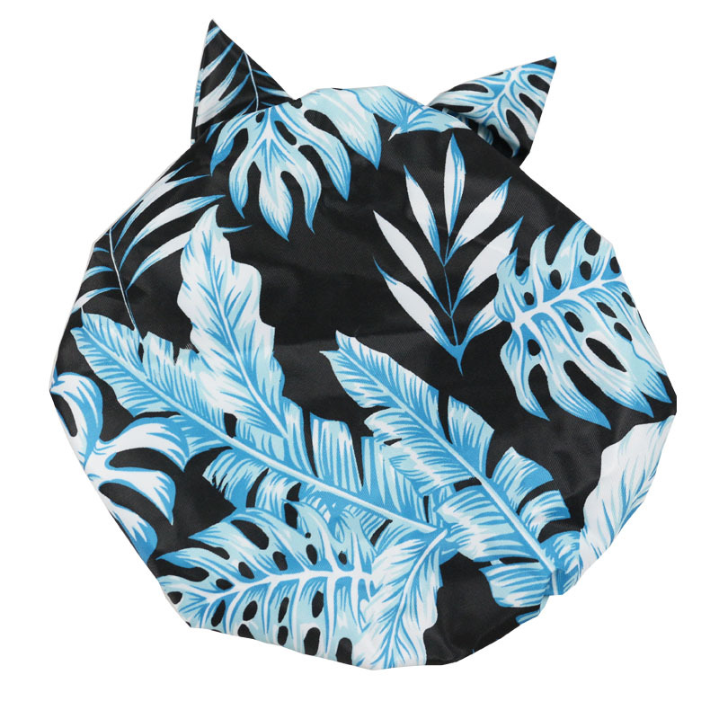 Shower Cap Waterproof Amazon Elastic Bow Black and White Stripes Shower Cap Female Yiwu Manufacturers Can Make a Variety of Patterns Shower Cap Waterproof Amazon Elastic Bow Black and White Stripes Shower Cap Female Yiwu Manufacturers Can Make a Variety of Patterns
