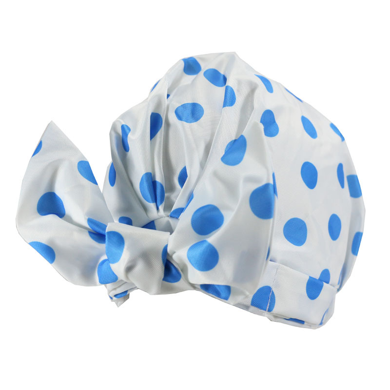 Shower Cap Waterproof Amazon Elastic Bow Black and White Stripes Shower Cap Female Yiwu Manufacturers Can Make a Variety of Patterns Shower Cap Waterproof Amazon Elastic Bow Black and White Stripes Shower Cap Female Yiwu Manufacturers Can Make a Variety of Patterns