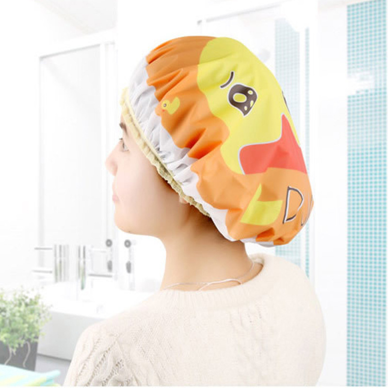 Kecatong shower cap waterproof printing shower cap whole Japanese style shower cap shampoo cap for children and adults