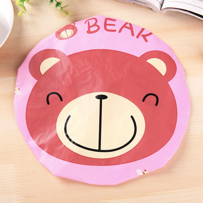 Z Cute cartoon shower cap Japanese waterproof shower cap shampoo cap anti - lampblack cap