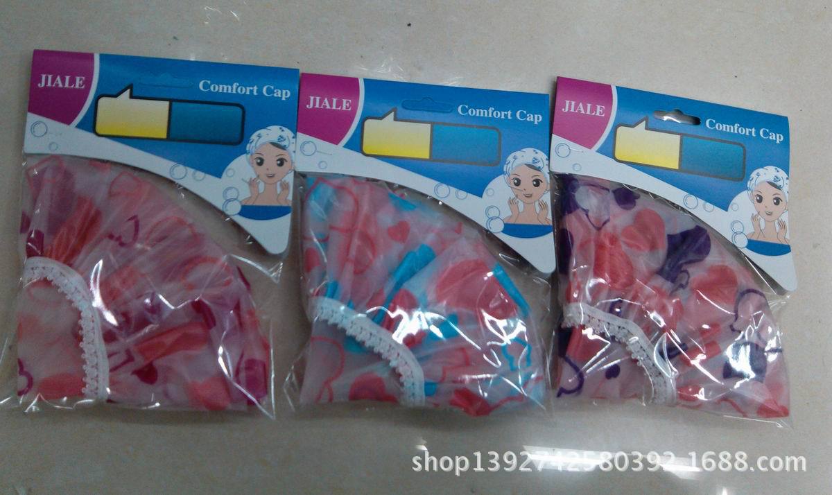 Small Fresh Shower Cap / double shower cap / thick cap Small Fresh Shower Cap / double shower cap / thick cap