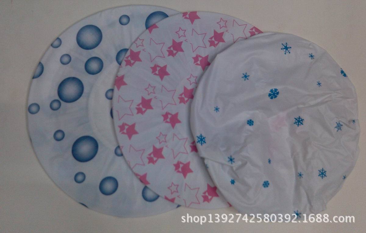 Small Fresh Shower Cap / double shower cap / thick cap Small Fresh Shower Cap / double shower cap / thick cap