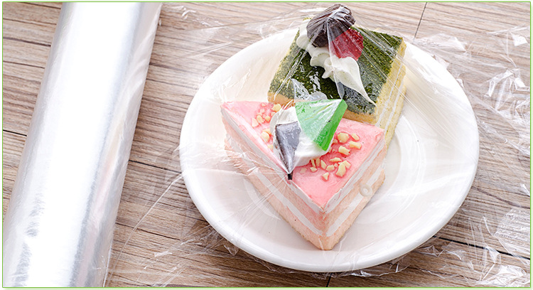 Manufacturers direct high-end PE material plastic wrap green health colorless transparent vegetables and fruits special plastic wrap