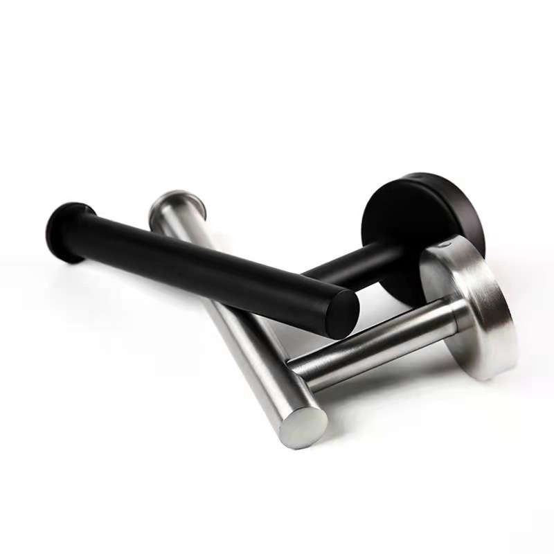 Kitchen Towel Rack 304 Stainless Steel Punch-Free Cabinet Lower Rack Tissue Rack Plastic Wrap Storage Rack Amazon