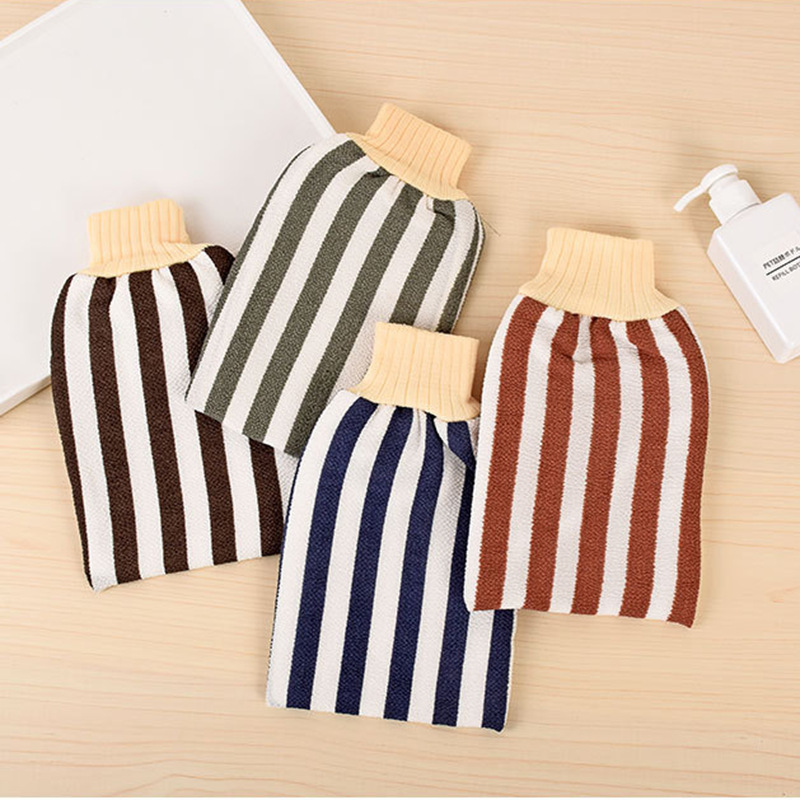 Double-Layer Thickened Bath Towel Women's and Men's Bath Towel Gloves Strong Rubbing No Pain Adult Rubbing Back Bath Korean Scrubbing Gray Double-Layer Thickened Bath Towel Women's and Men's Bath Towel Gloves Strong Rubbing No Pain Adult Rubbing Back Bath Korean Scrubbing Gray