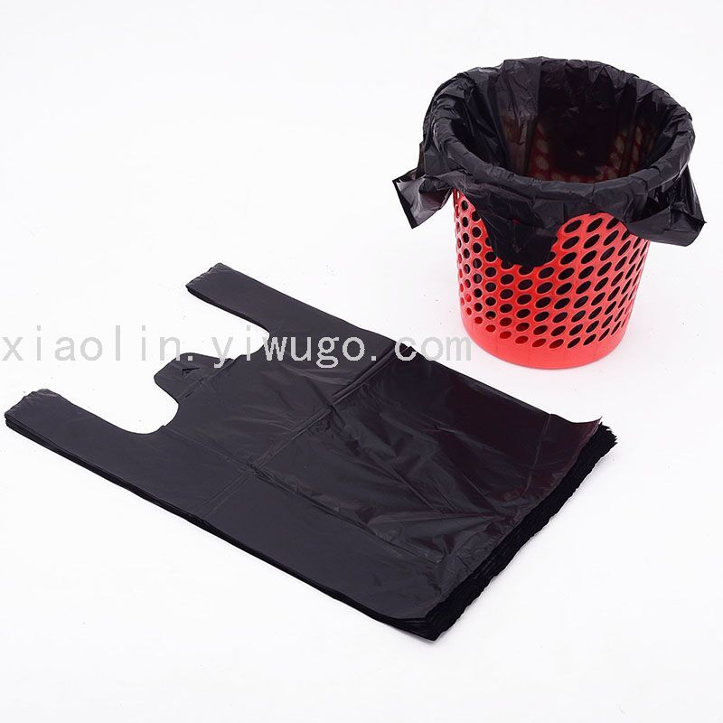 Factory Direct Black Plastic Shopping Handbag Waistcoat Bag Vest Bag Garbage Bag Factory Direct Black Plastic Shopping Handbag Waistcoat Bag Vest Bag Garbage Bag