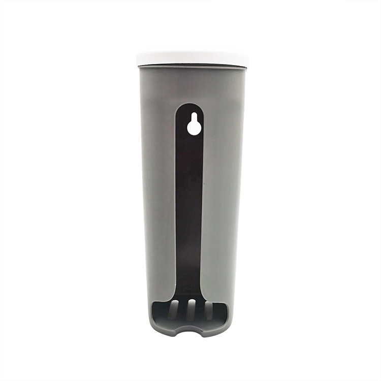 Garbage Bag Storage Box Kitchen Convenient Plastic Bag Collector Bag Storage Box Wall-Mounted Removable Plastic Bag Storage