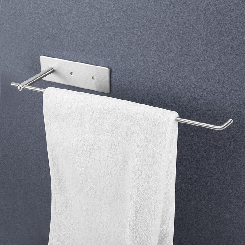 304 Stainless Steel Kitchen Roll Stand Hole-Free Plastic Wrap Rack Tissue Rack Hole 