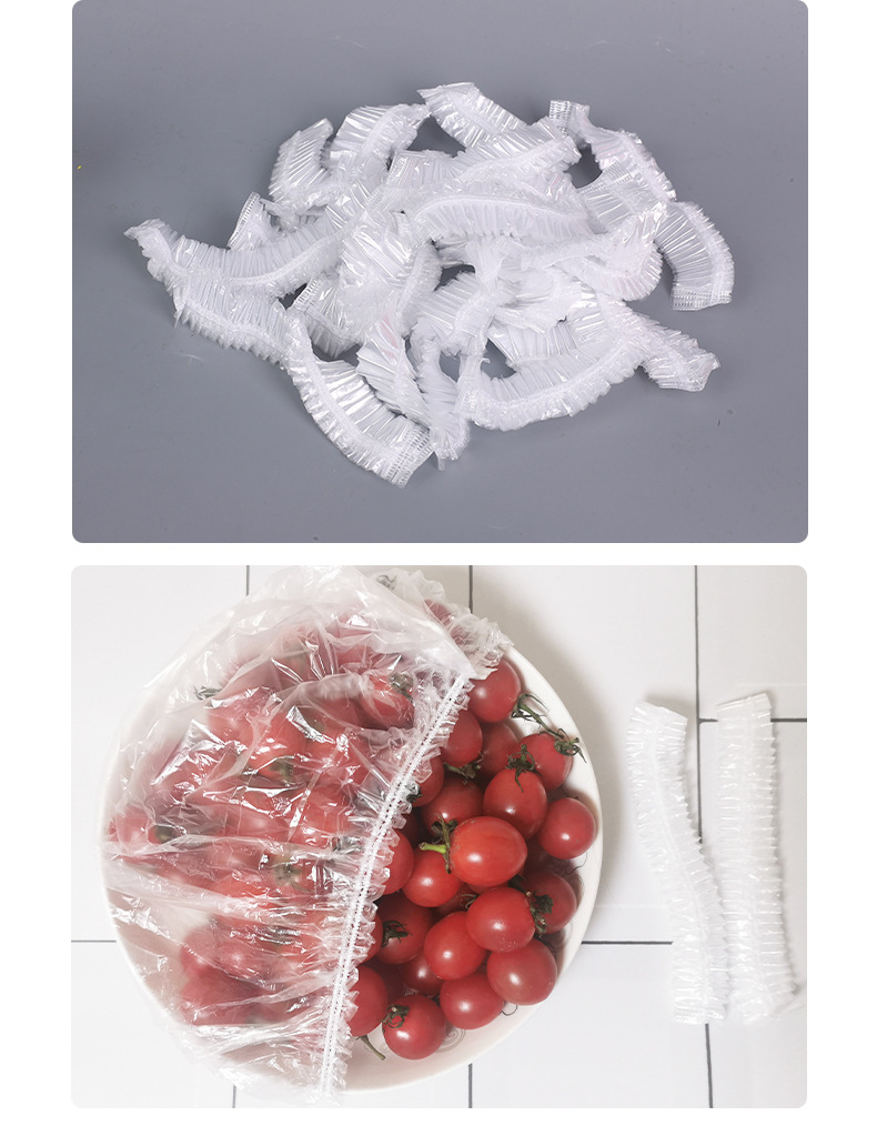 Disposable Plastic Wrap Sets of Refrigerator Food Anti-Odor Bowl Cover Preservation Set Sealed Fresh Bag Dustproof Bowl Cover
