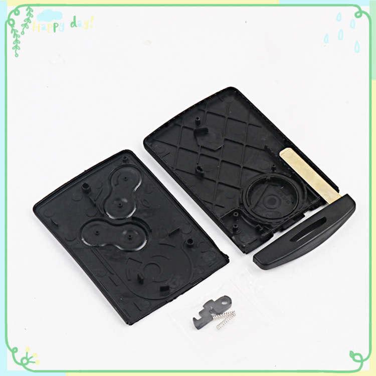 For Renault Koleos Smart Card Housing Automobile Remote Control Chip Key Dedicated for Modification Replacement Shell