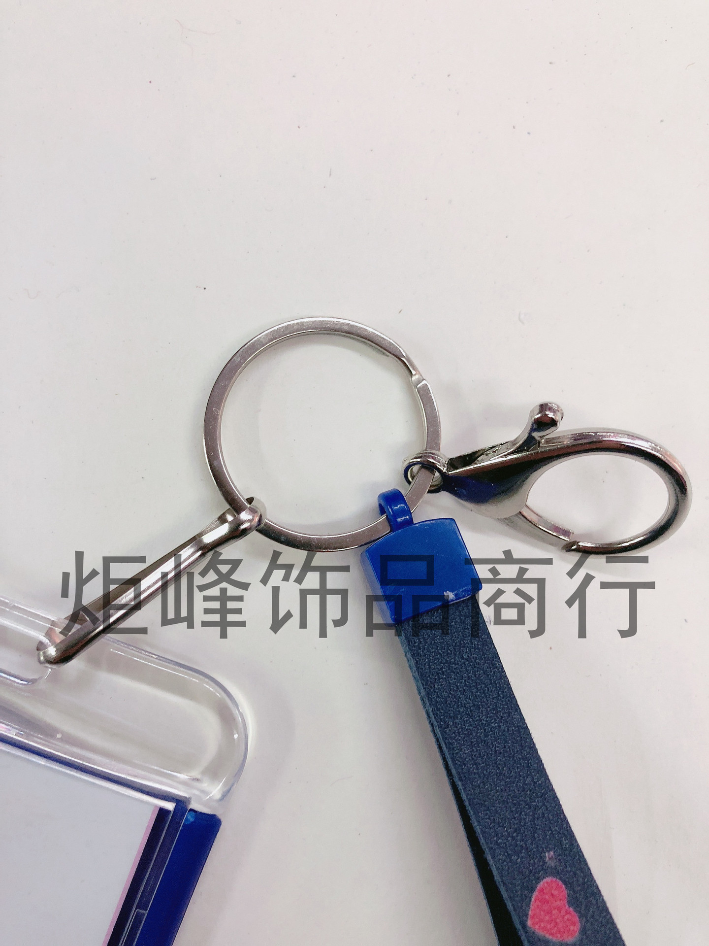Fresh Korean Style PVC Hard Card Folder Short Rope Keychain Bus Pass School Card Certificate Factory Card Name Tag Card Wholesale