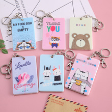 Cartoon Access Card Cover Keychain Carrying Strap Portable Small Card Holder Community Access Control IC Protective Case Induction Card Holder Cartoon Access Card Cover Keychain Carrying Strap Portable Small Card Holder Community Access Control IC Protective Case Induction Card Holder