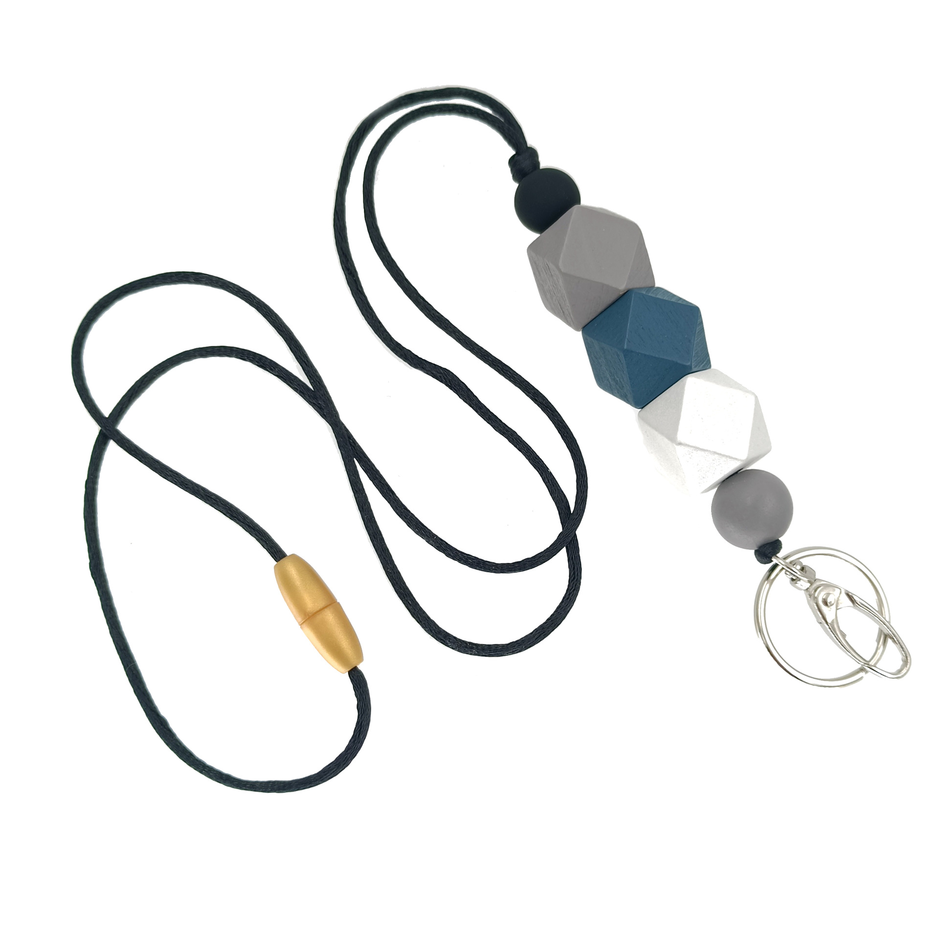 Amazon Hot Christmas Lanyard Badge Clip Key Can Buckle Work Card Long Necklace Cellphone Chain