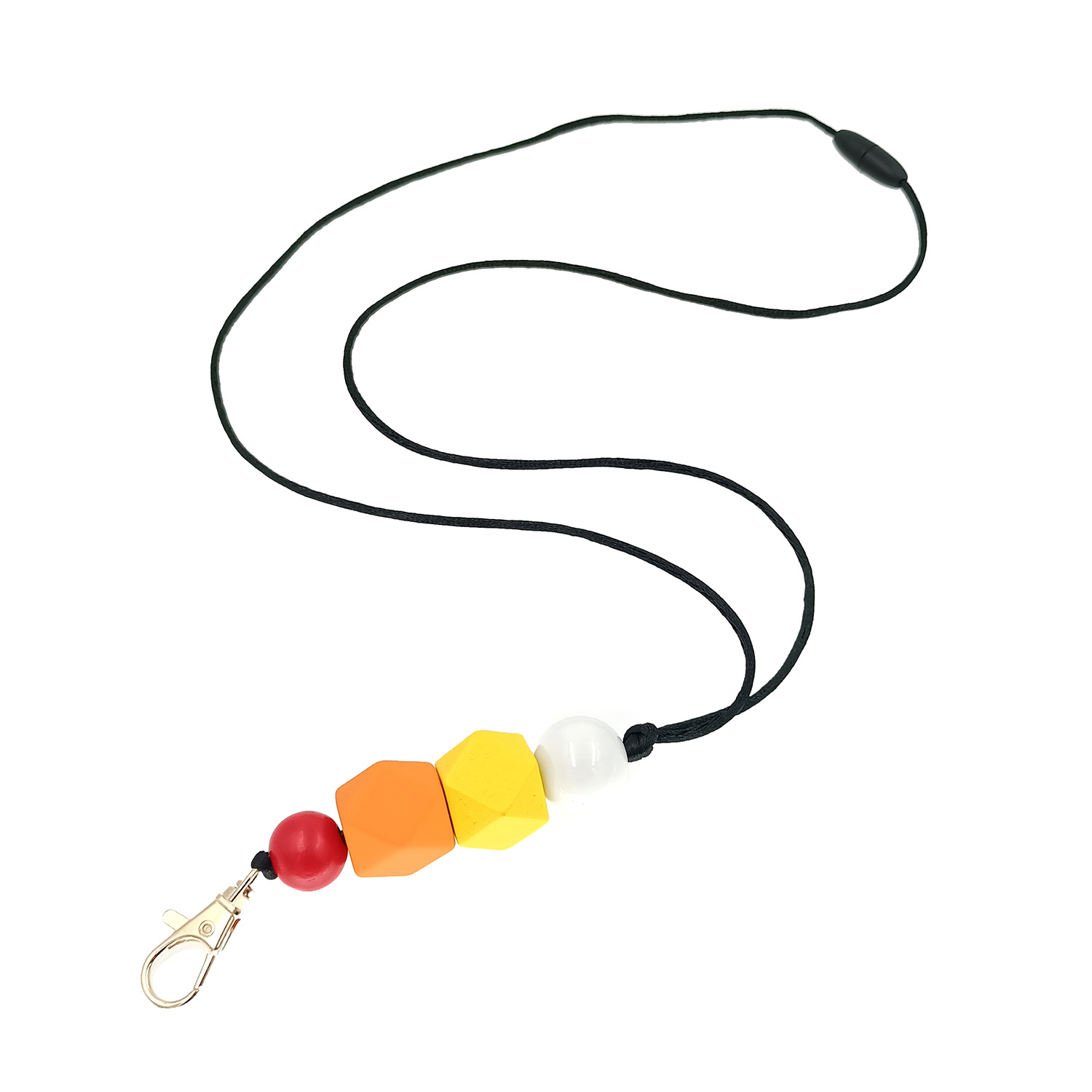 Amazon Hot Christmas Lanyard Badge Clip Key Can Buckle Work Card Long Necklace Cellphone Chain