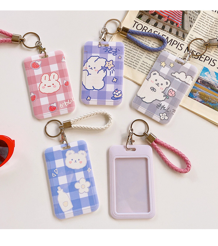 INS Style Student Bus Card Holder Creative Campus Access Control Keychain Card Holder Cartoon Cute Slide Cover Protective Cover INS Style Student Bus Card Holder Creative Campus Access Control Keychain Card Holder Cartoon Cute Slide Cover Protective Cover
