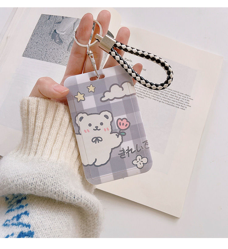 INS Style Student Bus Card Holder Creative Campus Access Control Keychain Card Holder Cartoon Cute Slide Cover Protective Cover INS Style Student Bus Card Holder Creative Campus Access Control Keychain Card Holder Cartoon Cute Slide Cover Protective Cover
