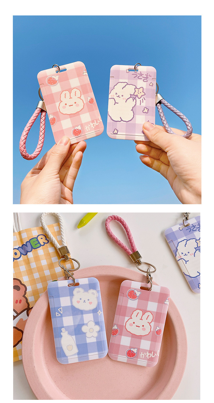 INS Style Student Bus Card Holder Creative Campus Access Control Keychain Card Holder Cartoon Cute Slide Cover Protective Cover INS Style Student Bus Card Holder Creative Campus Access Control Keychain Card Holder Cartoon Cute Slide Cover Protective Cover