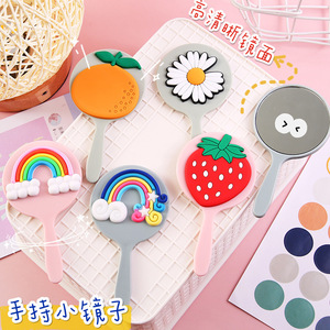 Creative Fresh Transparent Card Cover Hard IC Certificate Holder Key Chain with Bell Meal Card Student Access Control Bus Card Holder