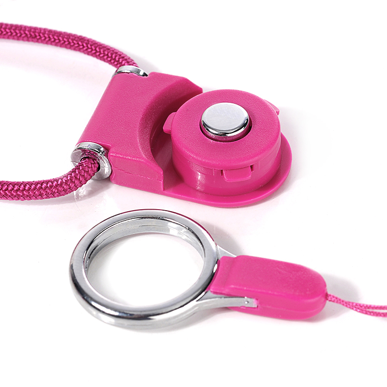 Mobile phone lanyard neck hanging rope badge chest card lanyards U disk camera pendant Keychain shorts female