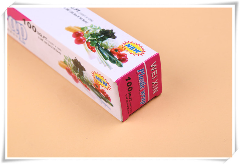 Kitchen Plastic Wrap Fresh Fruit and Vegetable Stretch Wrap Household Food Grade Plastic Wrap
