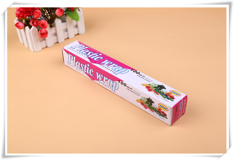 Kitchen Plastic Wrap Fresh Fruit and Vegetable Stretch Wrap Household Food Grade Plastic Wrap