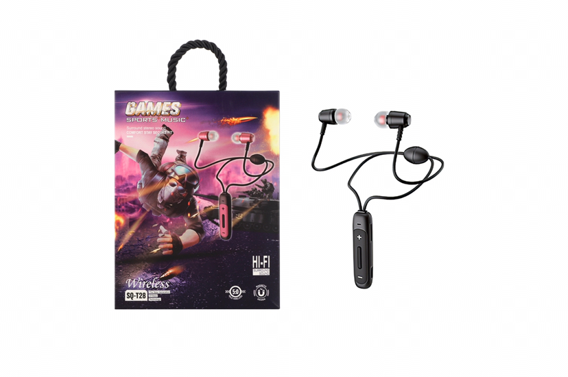 [Thangka] New Bluetooth Headset T28 Pendant with TF Card Insert Function Double-Click minus Key Photo