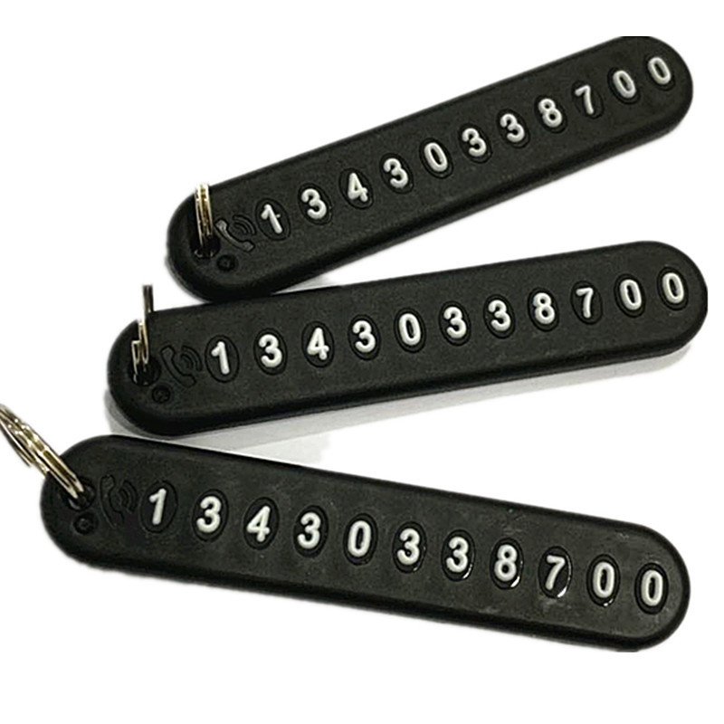 Key chain number card number card mobile phone number card number card DIY manual manufacturers direct sales