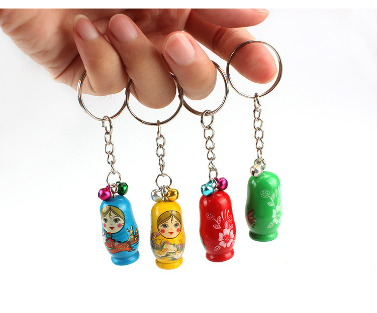 Wooden Russian Matryoshka Doll Mobile Phone Charm Keychain Pendant 12 PCs Per Card Early Childhood Educational Toys Factory Wholesale Wooden Russian Matryoshka Doll Mobile Phone Charm Keychain Pendant 12 PCs Per Card Early Childhood Educational Toys Factory Wholesale