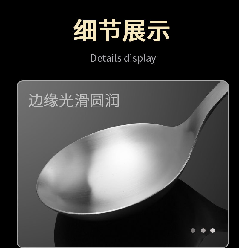 304 Stainless Steel Soup Ladle Household Soup Spoon Porridge Porridge Spoon Kitchen Thickened Soup Ladle Soup Scoop Kitchenware Spoon Porridge Spoon 304 Stainless Steel Soup Ladle Household Soup Spoon Porridge Porridge Spoon Kitchen Thickened Soup Ladle Soup Scoop Kitchenware Spoon Porridge Spoon
