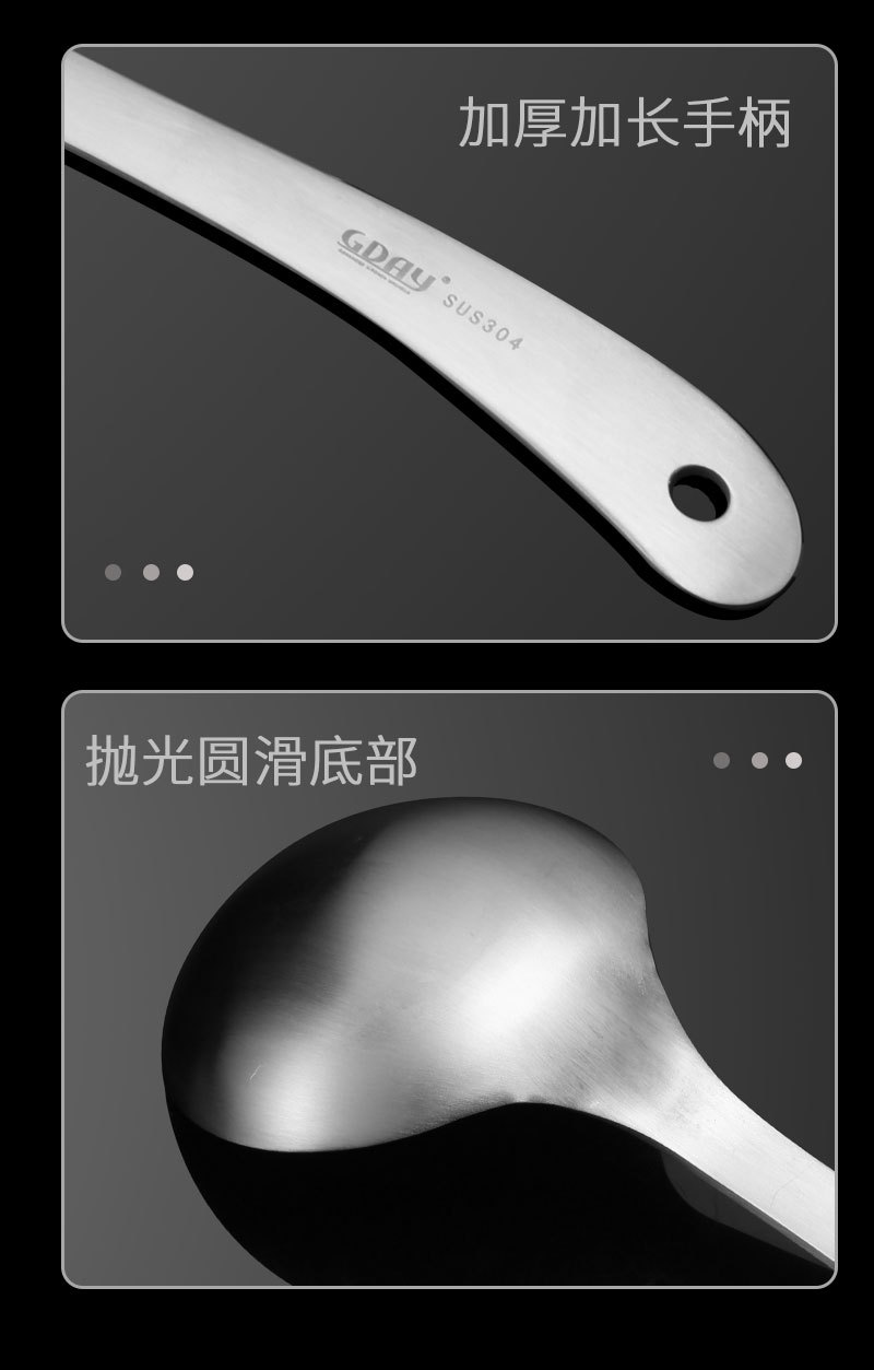 304 Stainless Steel Soup Ladle Household Soup Spoon Porridge Porridge Spoon Kitchen Thickened Soup Ladle Soup Scoop Kitchenware Spoon Porridge Spoon 304 Stainless Steel Soup Ladle Household Soup Spoon Porridge Porridge Spoon Kitchen Thickened Soup Ladle Soup Scoop Kitchenware Spoon Porridge Spoon