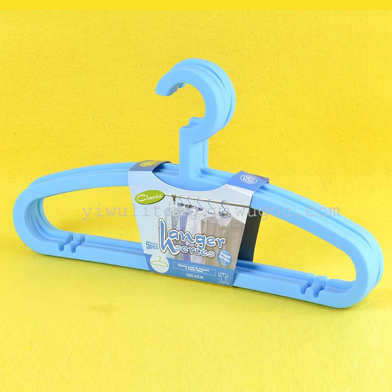 Simple Plastic windbreaker racks clothing store Seamless Skidless clothes hang air clothes breech-Rack Hangers
