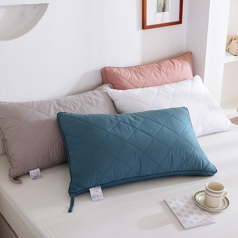 Manufacturers Produce Cotton Feather Velvet Three-Dimensional Pillow Core, Pillow Single Household Hotel Hotel Cervical Pillow Insert