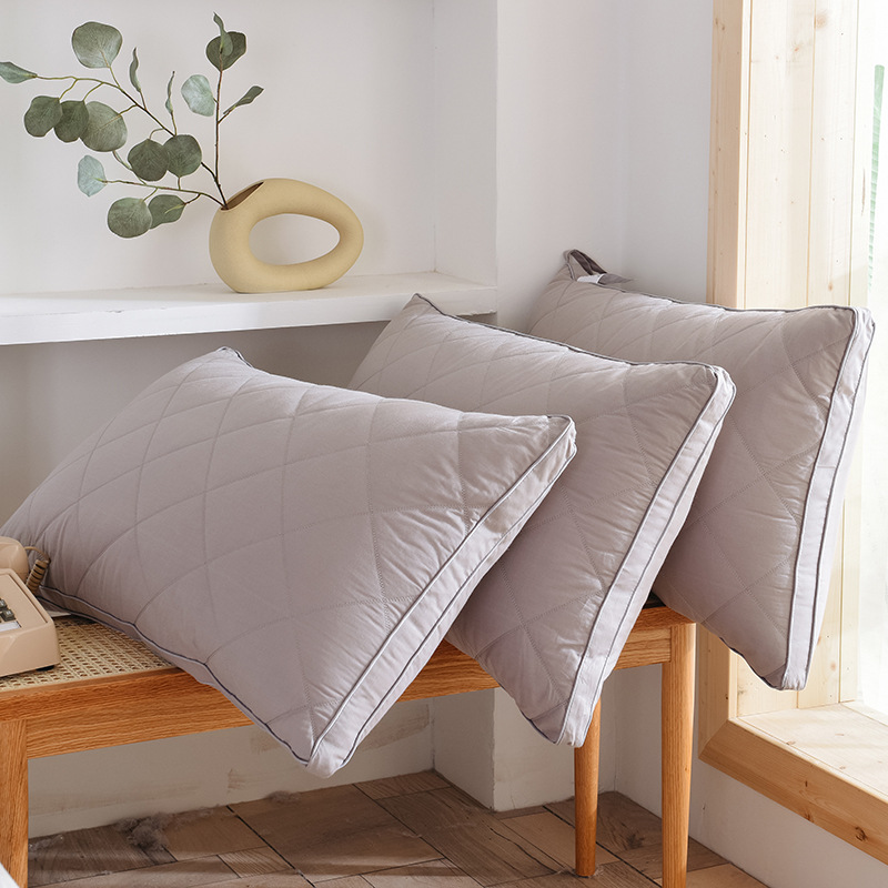 Manufacturers Produce Cotton Feather Velvet Three-Dimensional Pillow Core, Pillow Single Household Hotel Hotel Cervical Pillow Insert