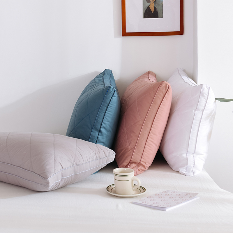Manufacturers Produce Cotton Feather Velvet Three-Dimensional Pillow Core, Pillow Single Household Hotel Hotel Cervical Pillow Insert