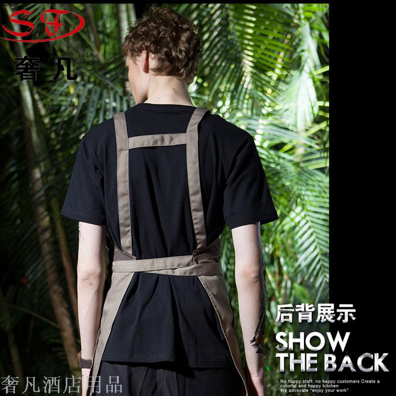 Fashion apron hang neck apron Cafe tea shop apron apron apron
