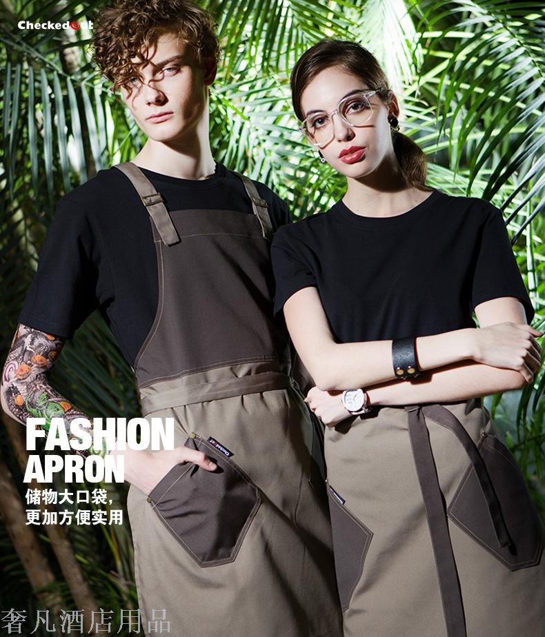 Fashion apron hang neck apron Cafe tea shop apron apron apron Fashion apron hang neck apron Cafe tea shop apron apron apron
