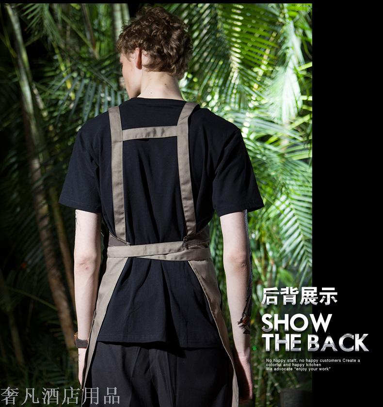 Fashion apron hang neck apron Cafe tea shop apron apron apron Fashion apron hang neck apron Cafe tea shop apron apron apron