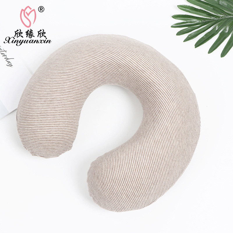 Afternoon Nap Pillow Bone Pillow U-Shaped Pillow Four-Piece Set Office Cushion Staff Waist Rest Seat Cushions Factory Wholesale