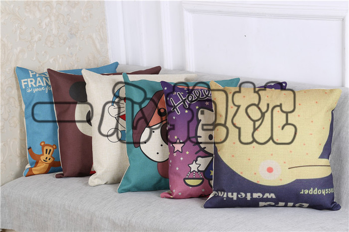 Cartoon animation sleep pillow pillow covers pillowcase pillow case cushion cover.