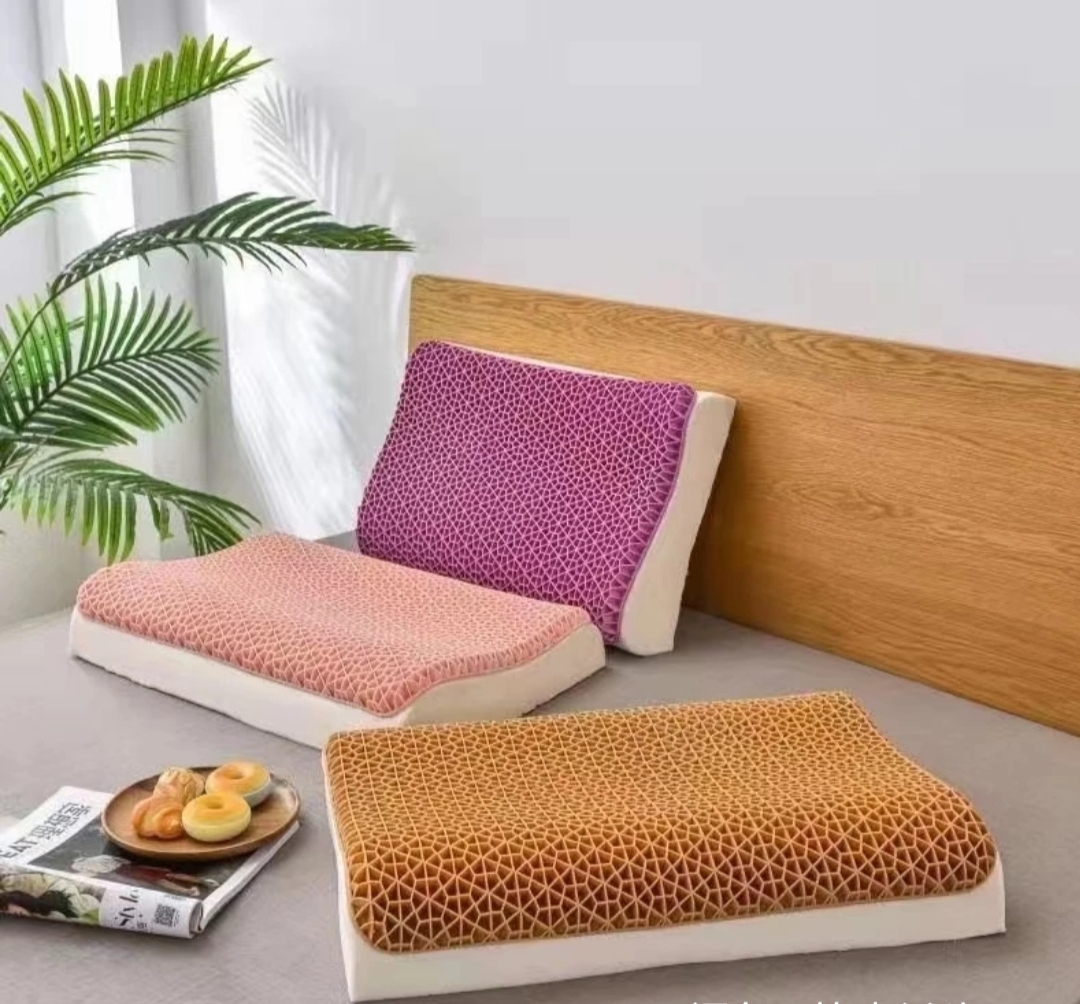 TPE Cool Dynamic Non-Pressure Pillow Latex Pectin Composite Pillow Core Memory Foam plus Pte Pectin Adult Pillow