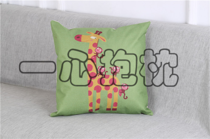 Cartoon pillow case pillow pillowcase pillow covers digital cushion cover.