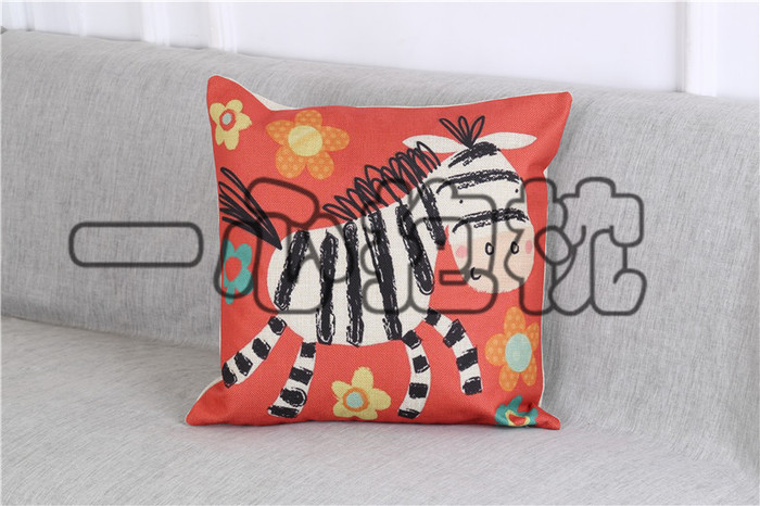 Cartoon pillow case pillow pillowcase pillow covers digital cushion cover.